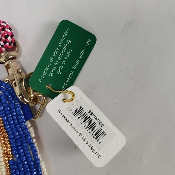 NWT INK + ALLOY LEILA SARDINE SEED BEAD CLUTCH  CROSSBODY BAG PURSE - Picture 16 of 16